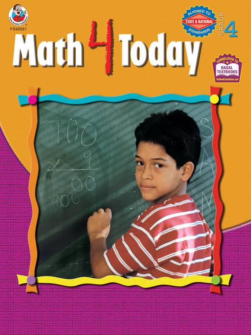 Title details for Math 4 Today, Grade 4 by Frank Schaffer Publications - Available